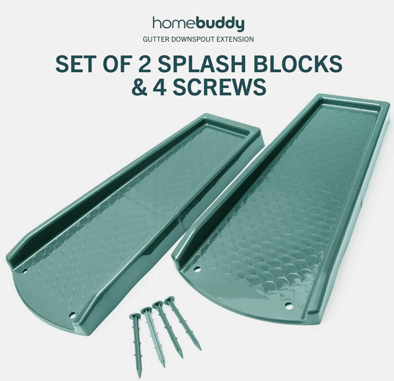 HomeBuddy Gutter Downspout Splash Block Extension Green Gutter Help
