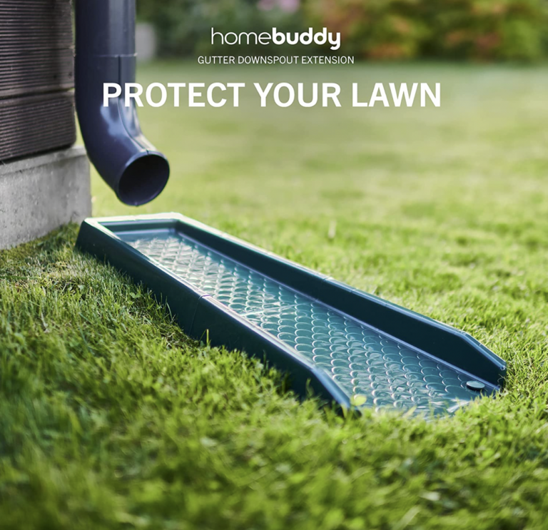 HomeBuddy Gutter Downspout Splash Block Extension Green Gutter Help