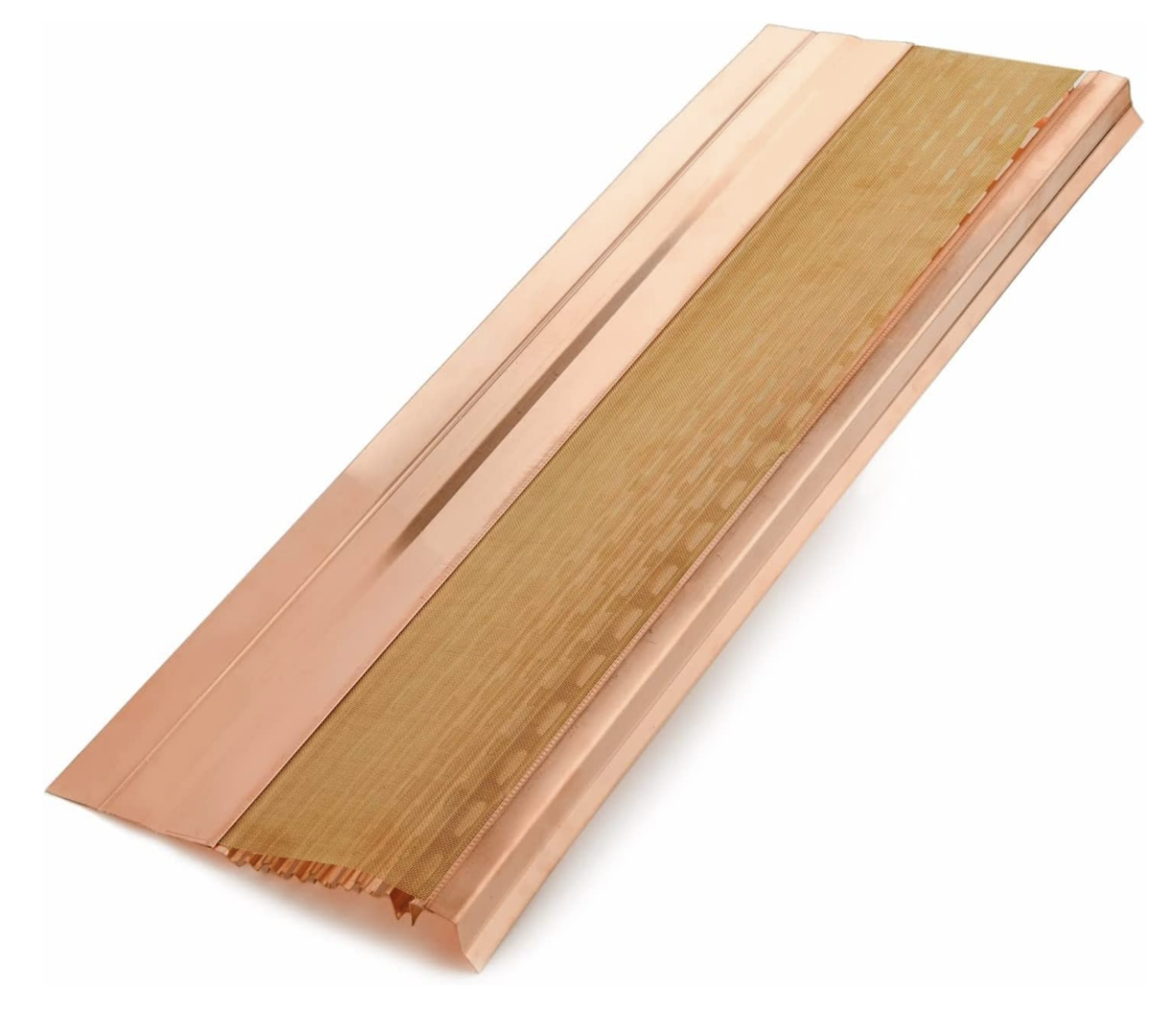 Waterlock Flat "Under The Shingle" Micromesh Copper Gutter Guard