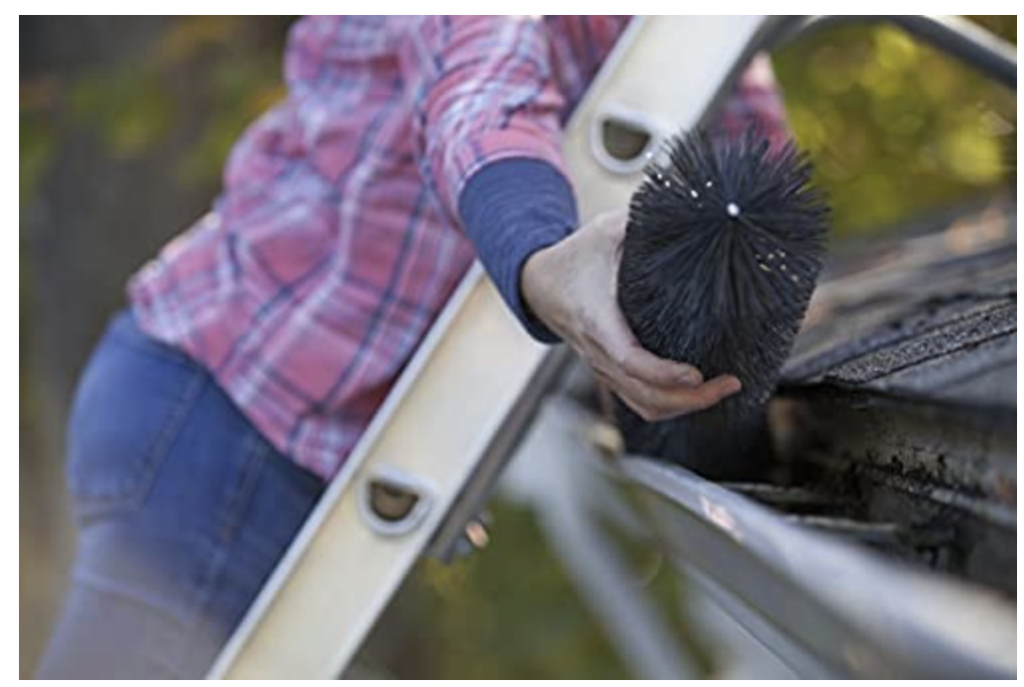 GutterBrush Easy Gutter Guards for 5inch Gutters Gutter Help